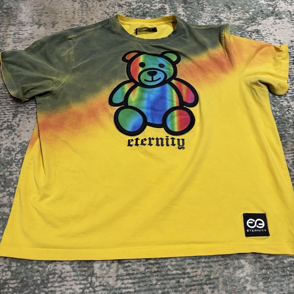 Eternity Clothing New York Rainbow Bear Men's Size 3XL T Shirt